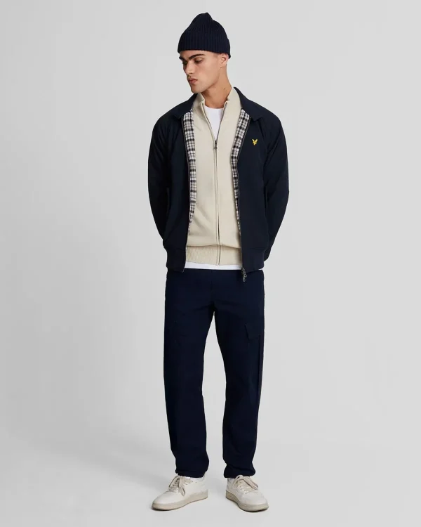 Lyle & Scott Reframed<Premium Kaschmir-Mischung Zip Through Pullover DiscoveryKhaki