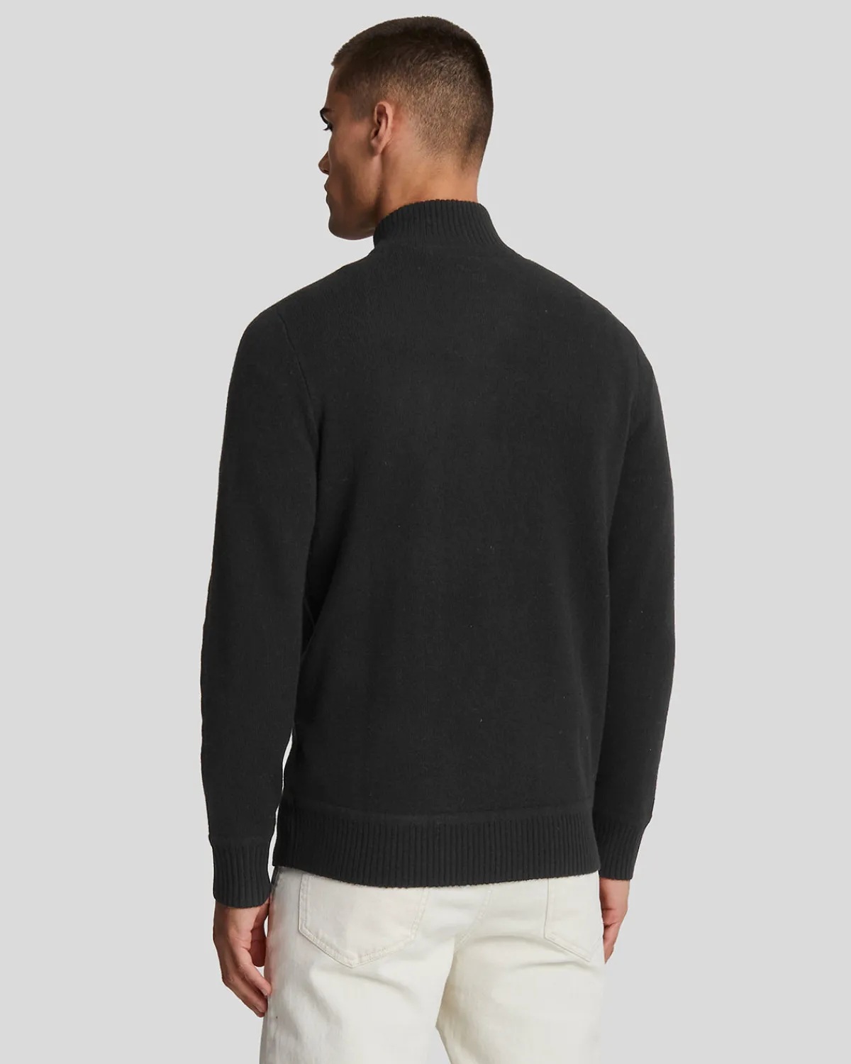 premium_lambswool__zip_pullover_2-1.webp Lyle & Scott Reframed | Pullover & Strickwaren<Premium Lambswool 1/4 Zip Pullover Lacquer