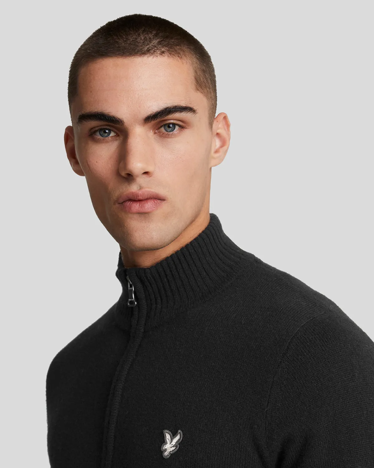 premium_lambswool__zip_pullover_3-1.webp Lyle & Scott Reframed | Pullover & Strickwaren<Premium Lambswool 1/4 Zip Pullover Lacquer