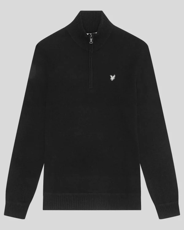 Lyle & Scott Reframed | Pullover & Strickwaren<Premium Lambswool 1/4 Zip Pullover Lacquer