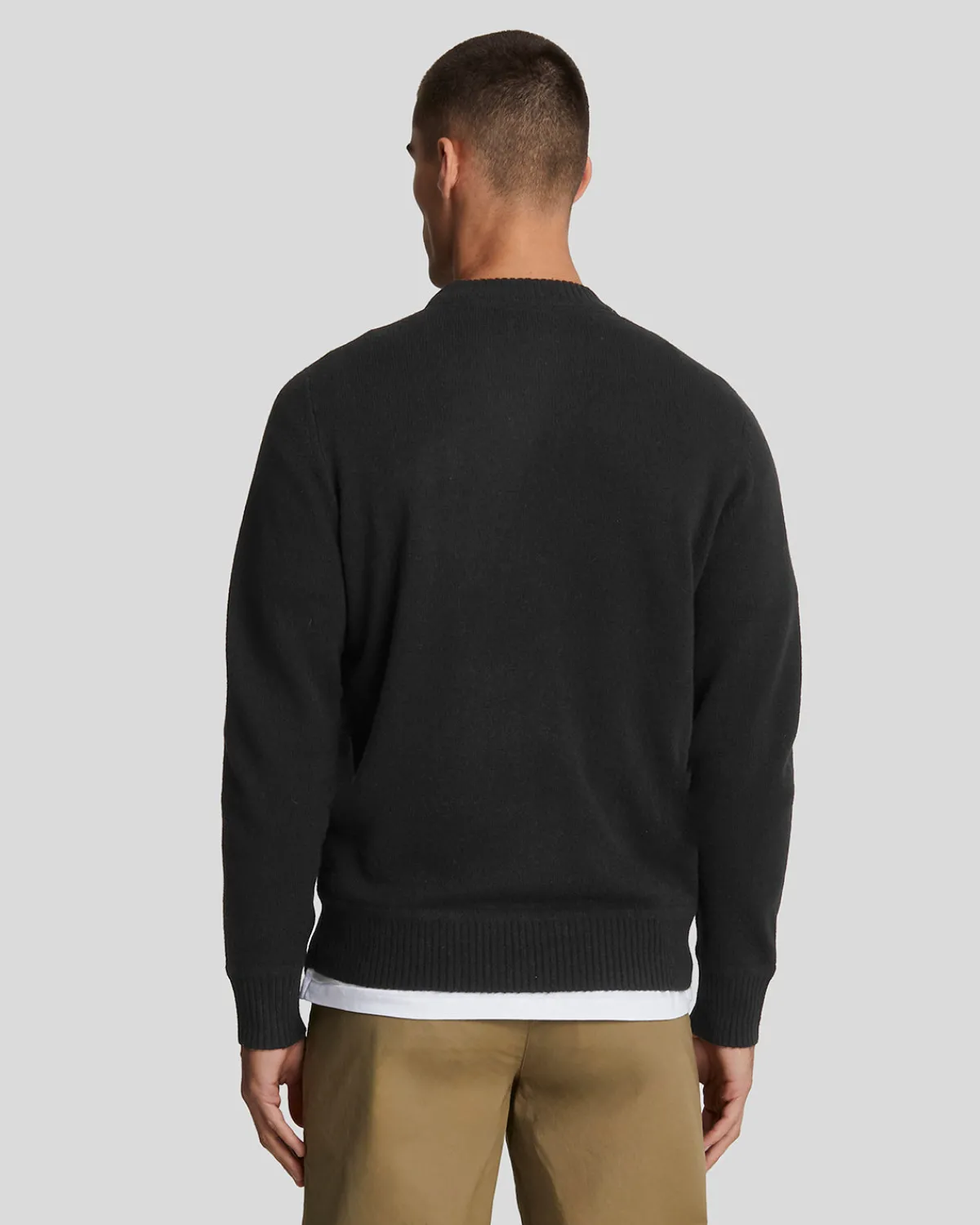 premium_lambswool_rundhalsausschnitt_pullover_2.webp Lyle & Scott Reframed<Premium Lambswool Rundhalsausschnitt Pullover Lacquer