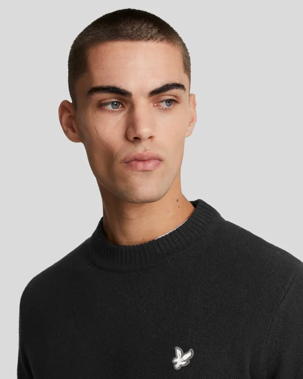 Lyle & Scott Reframed<Premium Lambswool Rundhalsausschnitt Pullover Lacquer