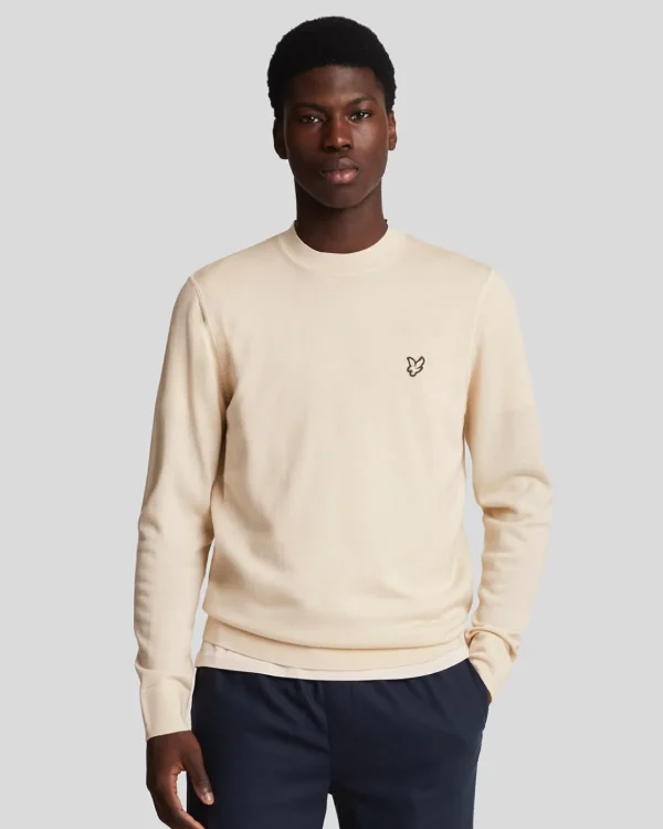 Lyle & Scott Reframed | Pullover & Strickwaren<Premium Merino Rundhals-Pullover DiscoveryKhaki