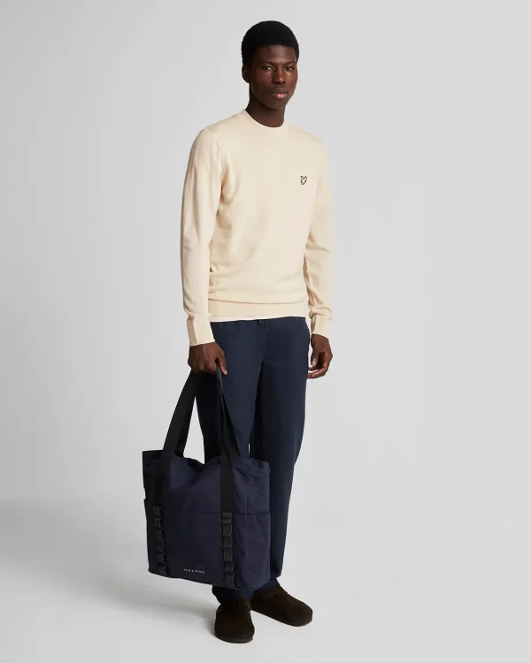 Lyle & Scott Reframed | Pullover & Strickwaren<Premium Merino Rundhals-Pullover DiscoveryKhaki