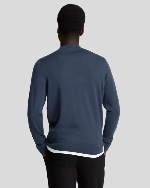Lyle & Scott Reframed | Pullover & Strickwaren<Premium Merino Rundhals-Pullover MidnightNavy