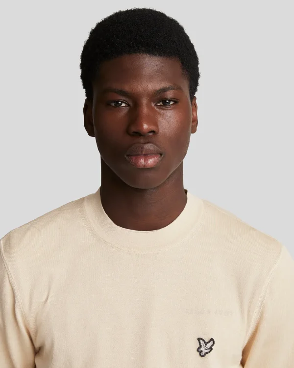 Lyle & Scott Reframed | Pullover & Strickwaren<Premium Merino Rundhals-Pullover DiscoveryKhaki