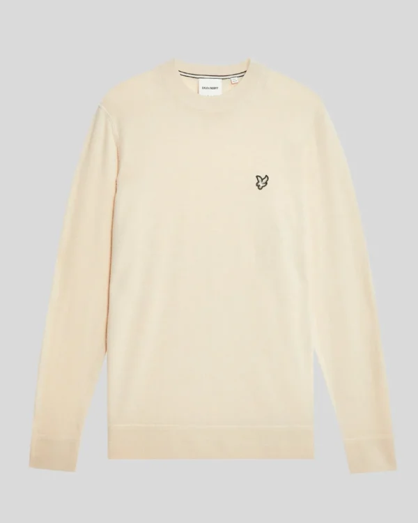 Lyle & Scott Reframed | Pullover & Strickwaren<Premium Merino Rundhals-Pullover DiscoveryKhaki