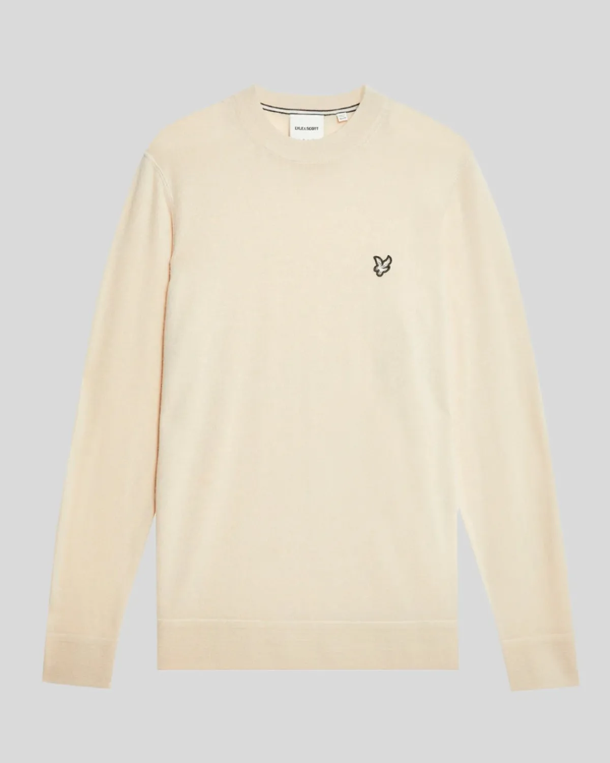 premium_merino_rundhalspullover_4.webp Lyle & Scott Reframed | Pullover & Strickwaren<Premium Merino Rundhals-Pullover DiscoveryKhaki