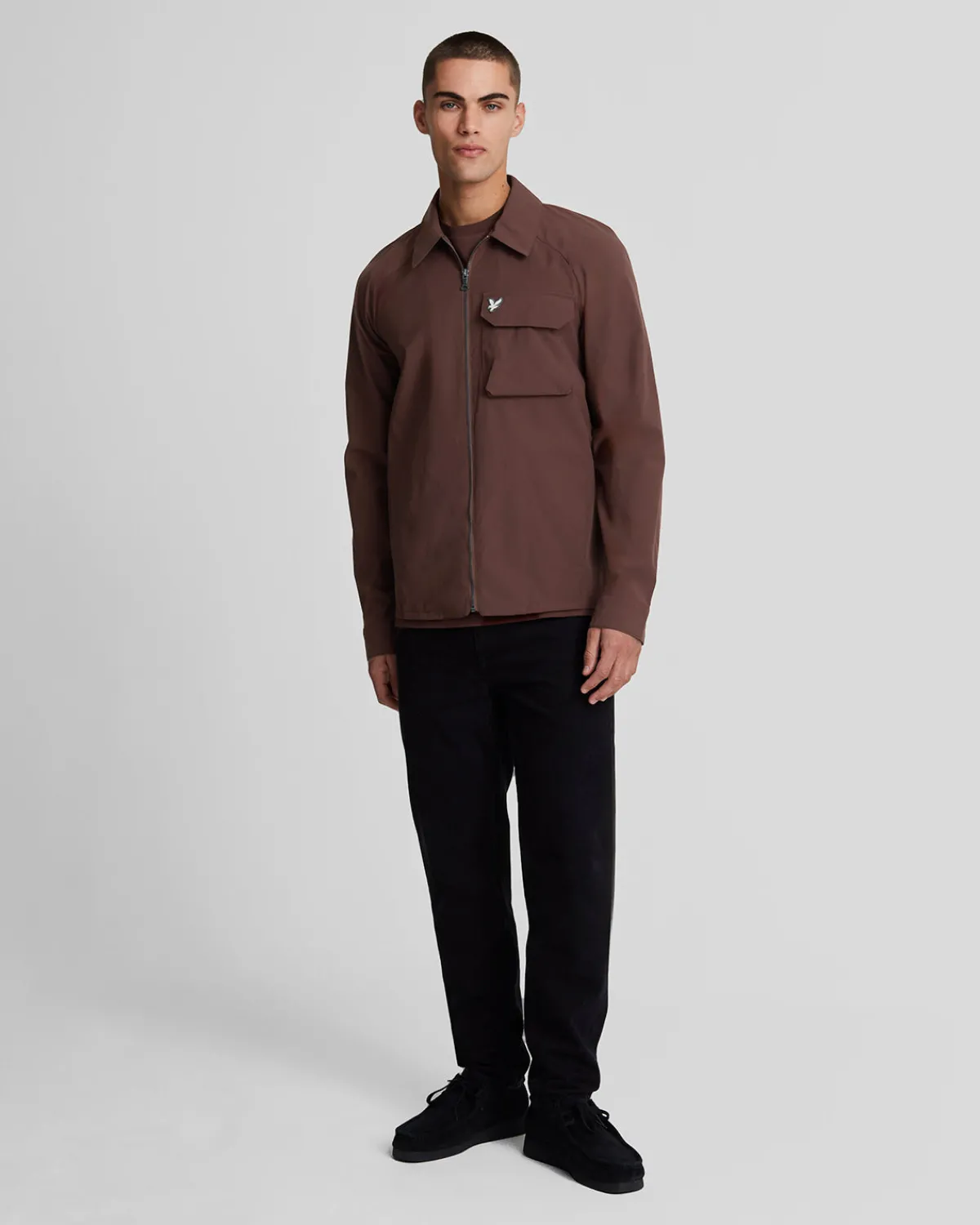 premium_pocketed_softshell_berhemd_1.webp Lyle & Scott Mäntel & Jacken<Premium Pocketed Softshell Überhemd RubberRed