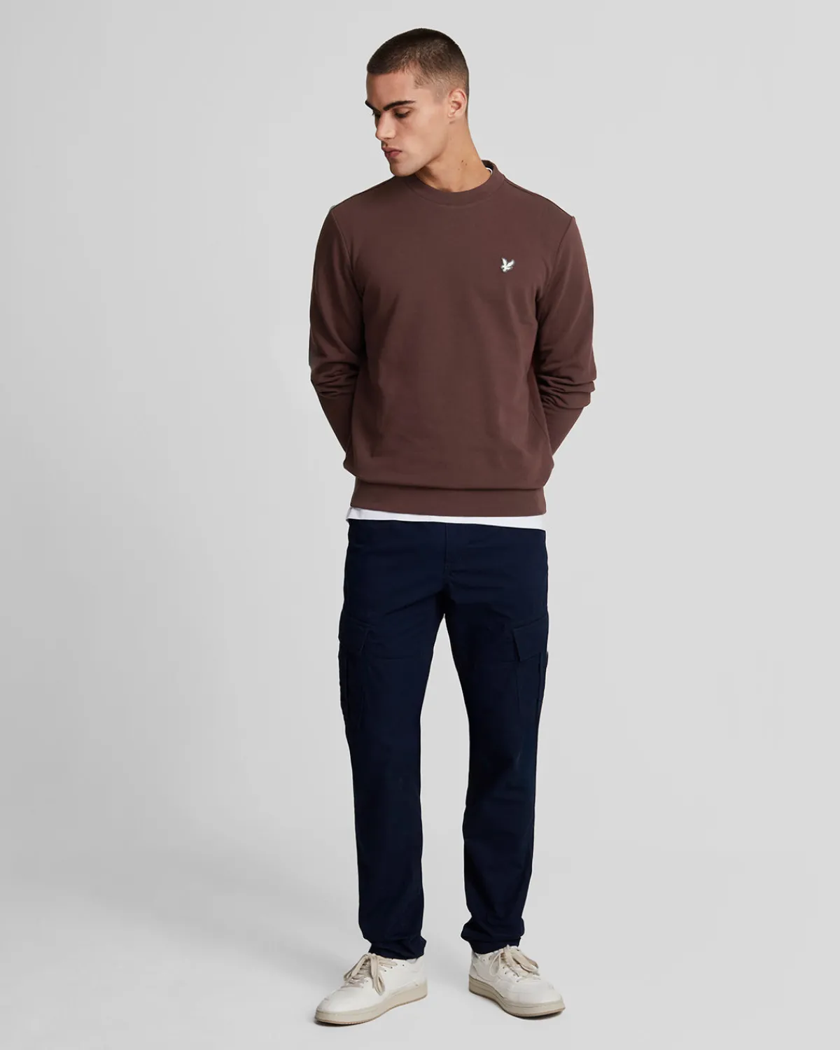 premium_sweatshirt_mit_rundhalsausschnitt_aus_french_terry_in_diagonalbindung_1-2.webp Lyle & Scott Sweatshirts<Premium Sweatshirt mit Rundhalsausschnitt aus French Terry in Diagonalbindung RubberRed