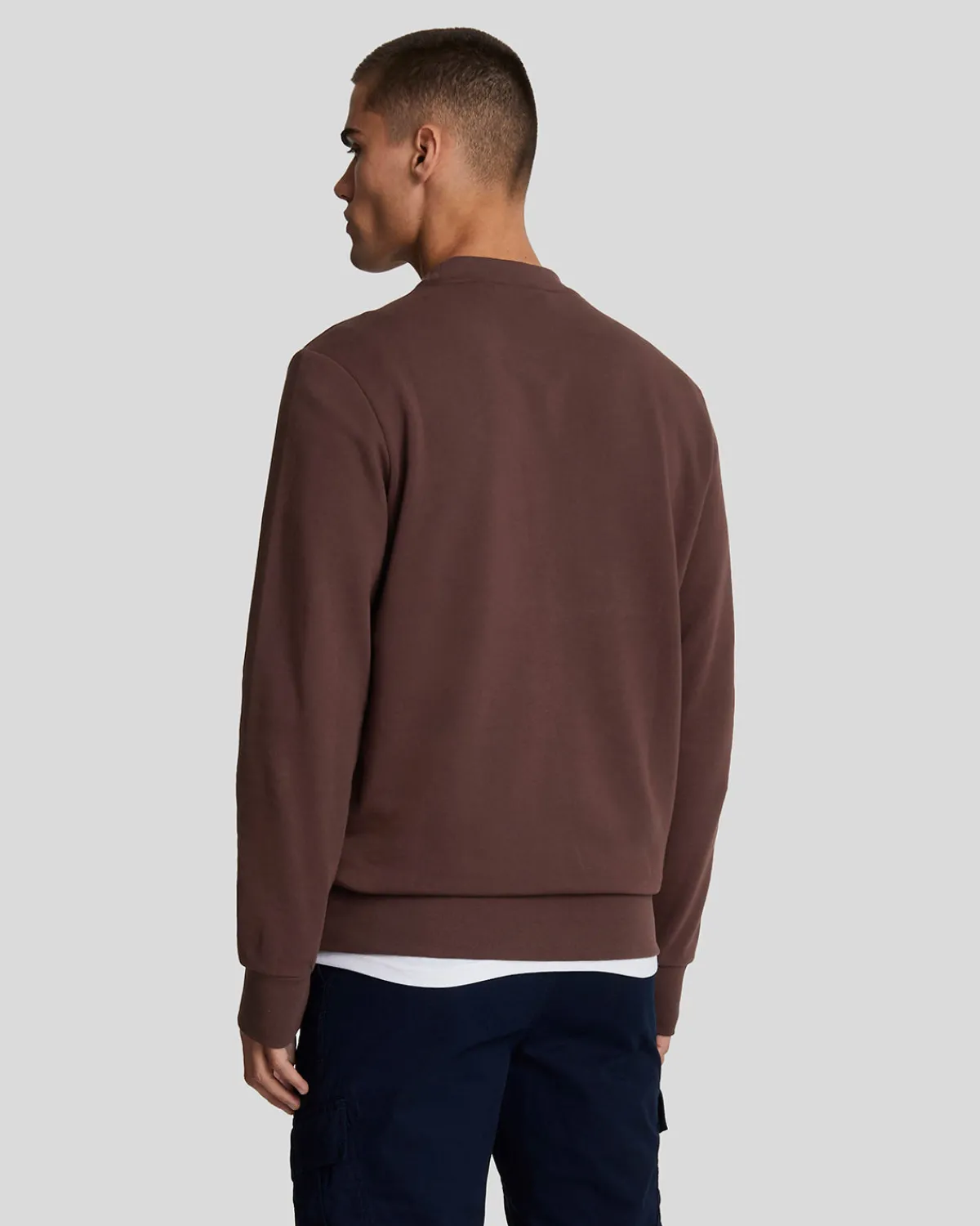 premium_sweatshirt_mit_rundhalsausschnitt_aus_french_terry_in_diagonalbindung_2-2.webp Lyle & Scott Sweatshirts<Premium Sweatshirt mit Rundhalsausschnitt aus French Terry in Diagonalbindung RubberRed