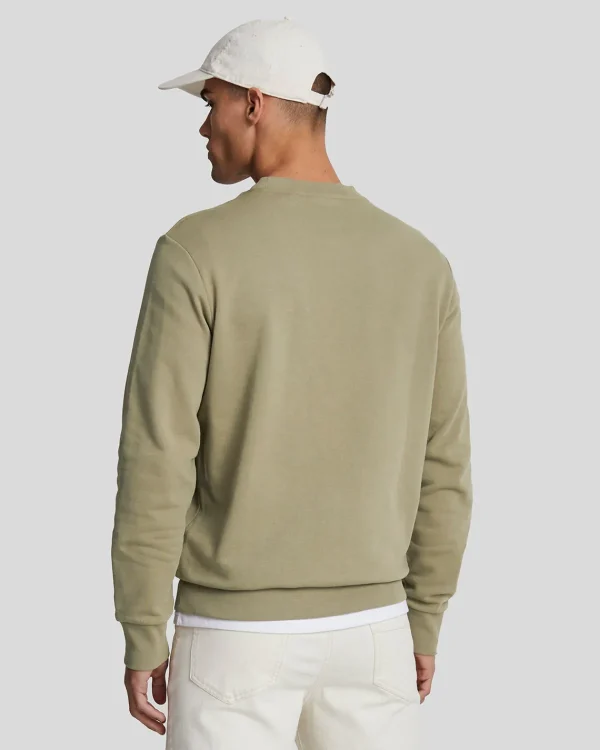 Lyle & Scott Sweatshirts<Premium Sweatshirt mit Rundhalsausschnitt aus French Terry in Diagonalbindung Woolwich