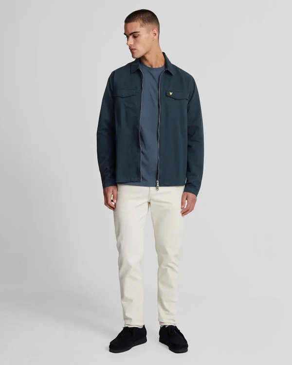 Lyle & Scott Reframed | T-shirts<Premium T-Shirt mit Rundhalsausschnitt aus Baumwolle MidnightNavy