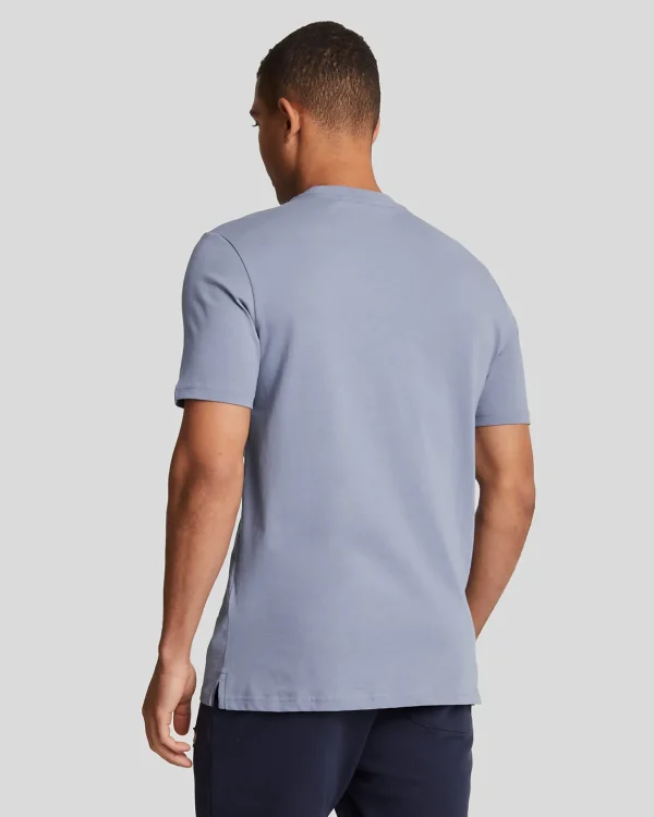 Lyle & Scott Reframed | T-shirts<Premium T-Shirt mit Rundhalsausschnitt aus Baumwolle FactoryBlue