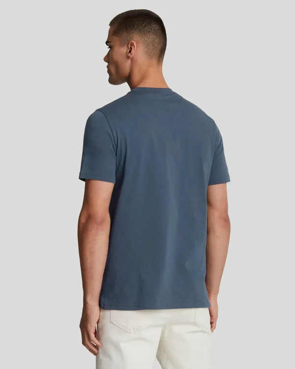 Lyle & Scott Reframed | T-shirts<Premium T-Shirt mit Rundhalsausschnitt aus Baumwolle MidnightNavy