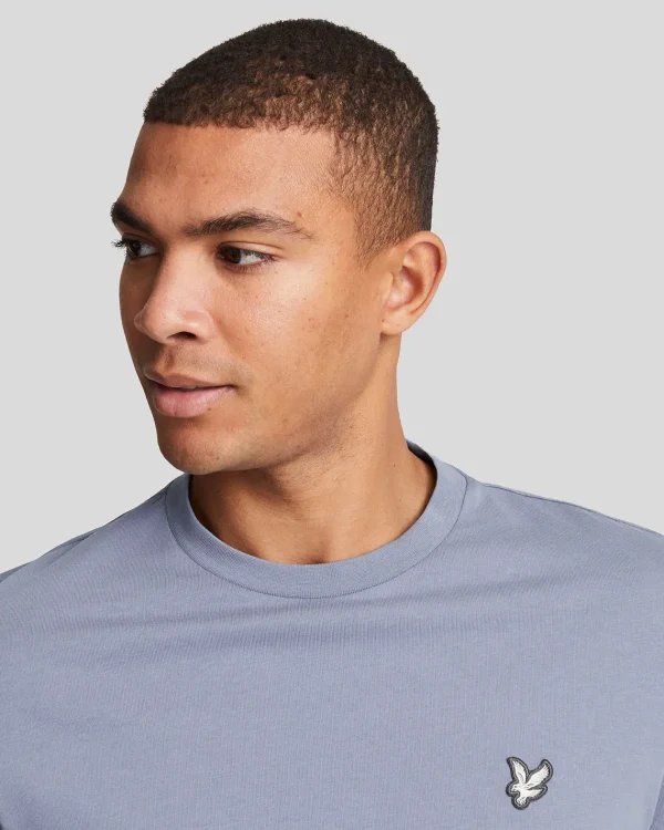 Lyle & Scott Reframed | T-shirts<Premium T-Shirt mit Rundhalsausschnitt aus Baumwolle FactoryBlue