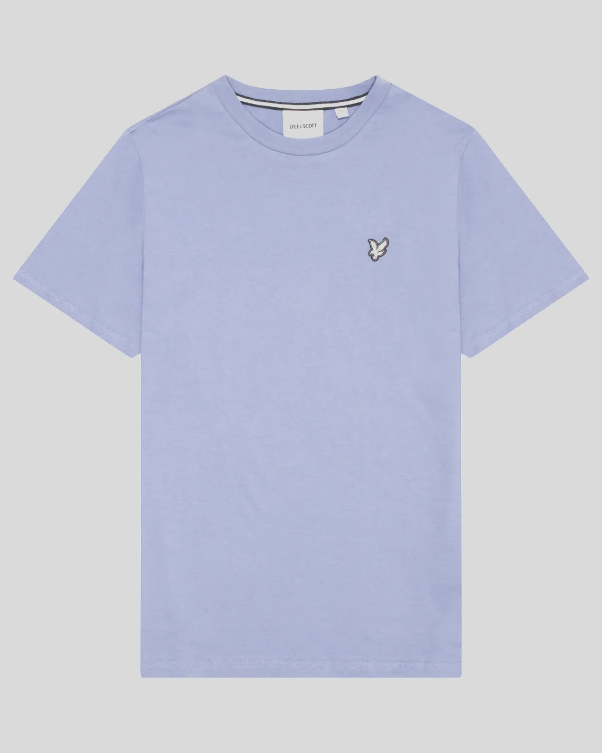premium_tshirt_mit_rundhalsausschnitt_aus_baumwolle_4-1.webp Lyle & Scott Reframed | T-shirts<Premium T-Shirt mit Rundhalsausschnitt aus Baumwolle FactoryBlue