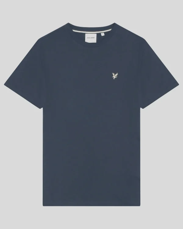Lyle & Scott Reframed | T-shirts<Premium T-Shirt mit Rundhalsausschnitt aus Baumwolle MidnightNavy