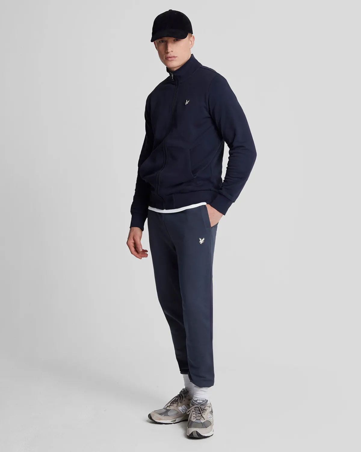 premiumjogginghose_aus_franzsischem_frottee_mit_diagonalbindung_0-1.webp Lyle & Scott Reframed | Jogger<Premium-Jogginghose aus französischem Frottee mit Diagonalbindung MidnightNavy