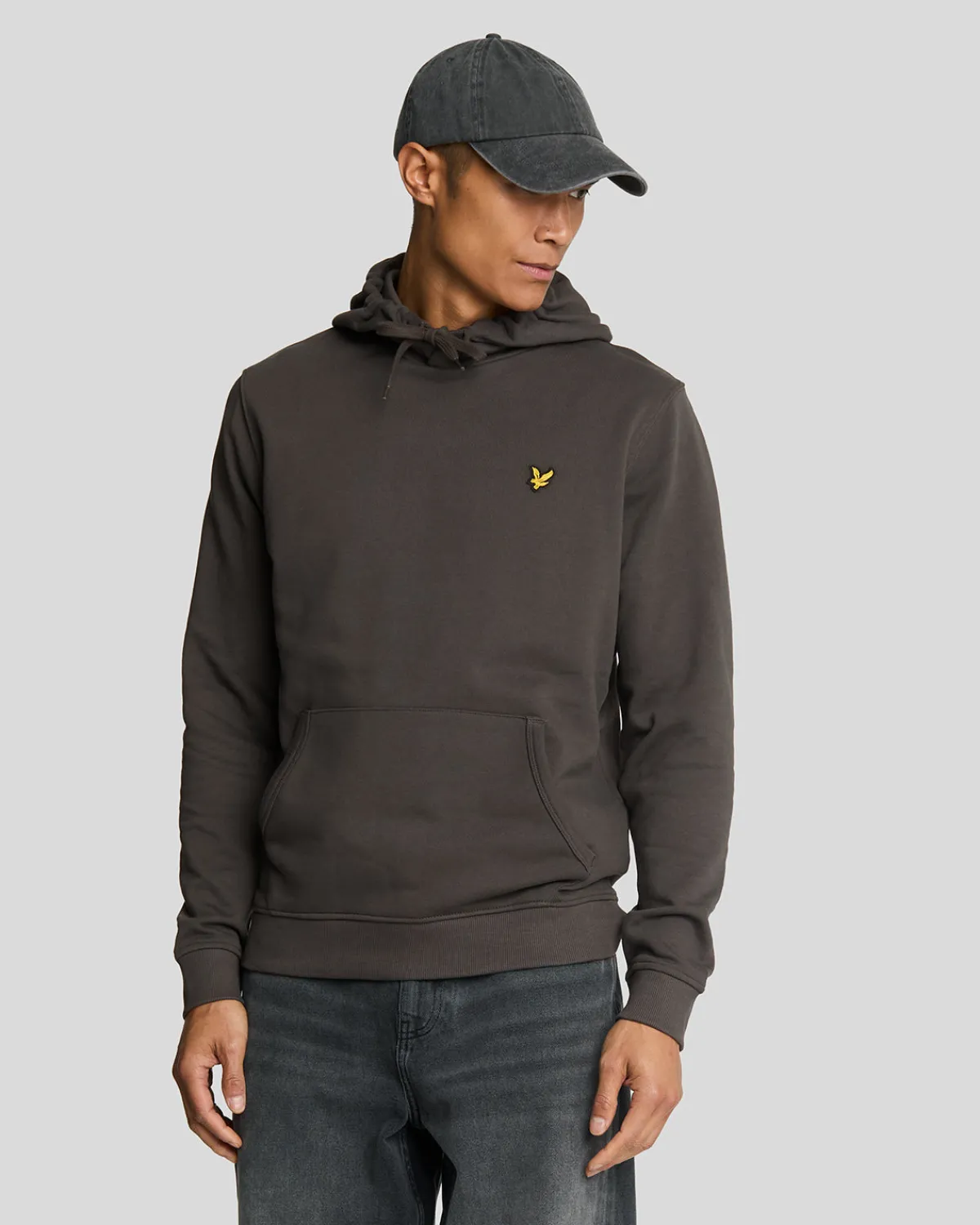 pullover_hoodie_0-12.webp Lyle & Scott Kapuzenpullover<Pullover Hoodie Gunmetal