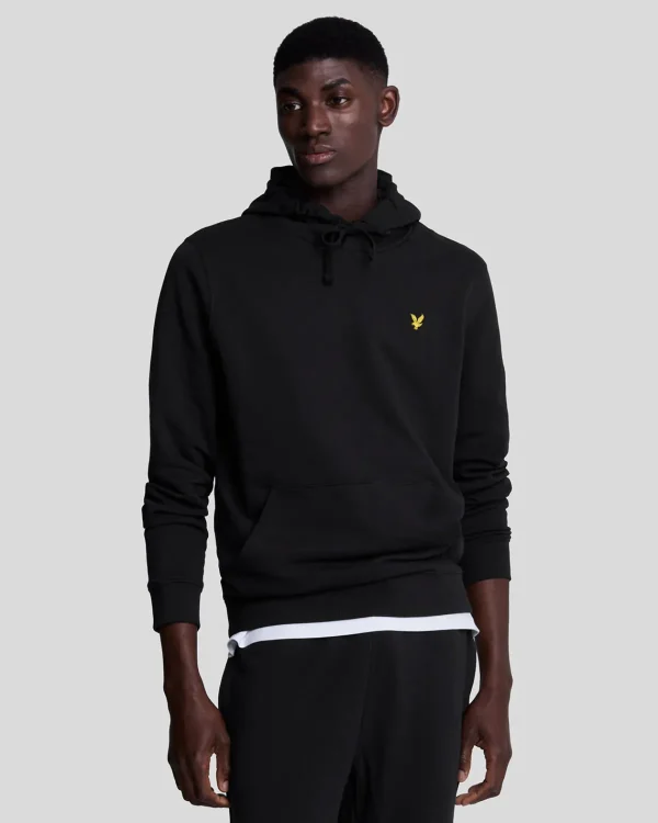 Lyle & Scott Grundlegendes | Kapuzenpullover<Pullover Hoodie Pechschwarz