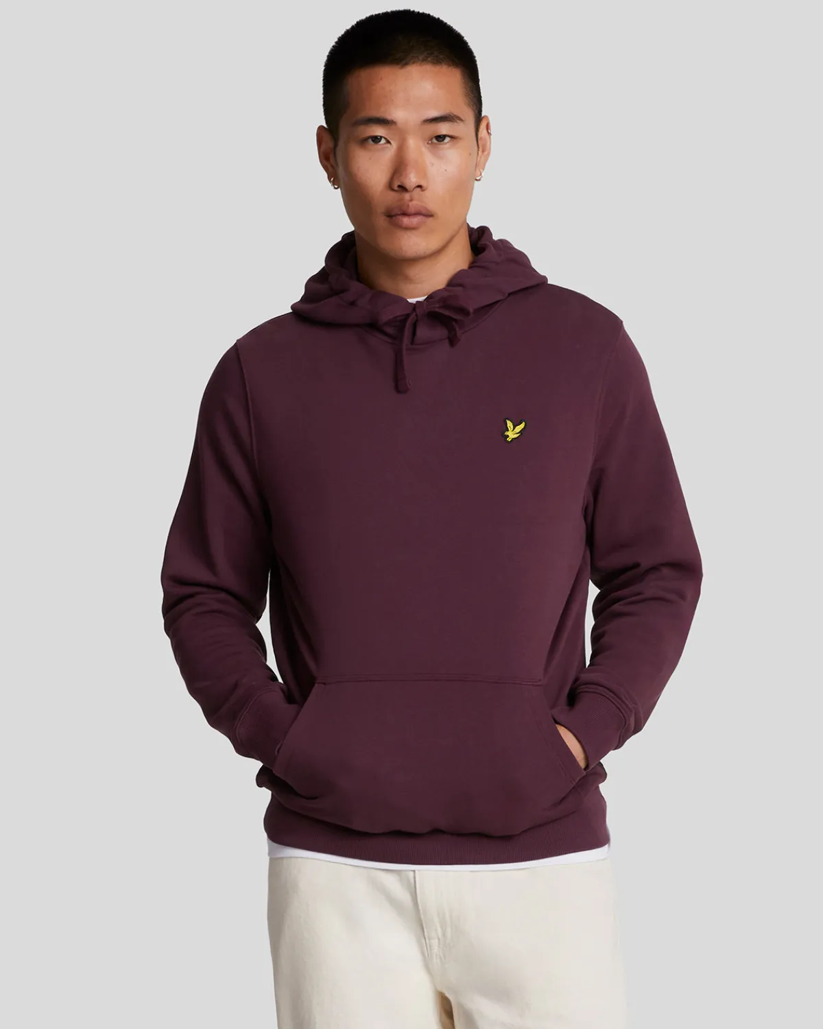 pullover_hoodie_0-9.webp Lyle & Scott Kapuzenpullover<Pullover Hoodie Burgund