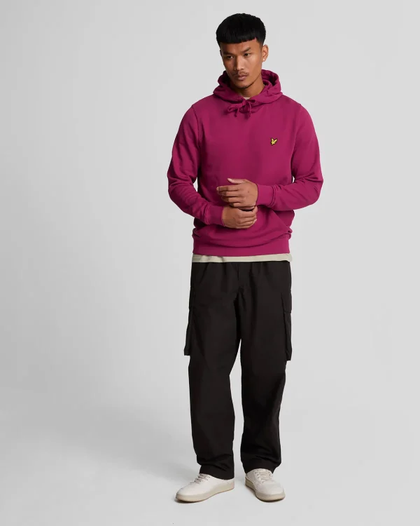 Lyle & Scott Kapuzenpullover<Pullover Hoodie ReicherBurgunder