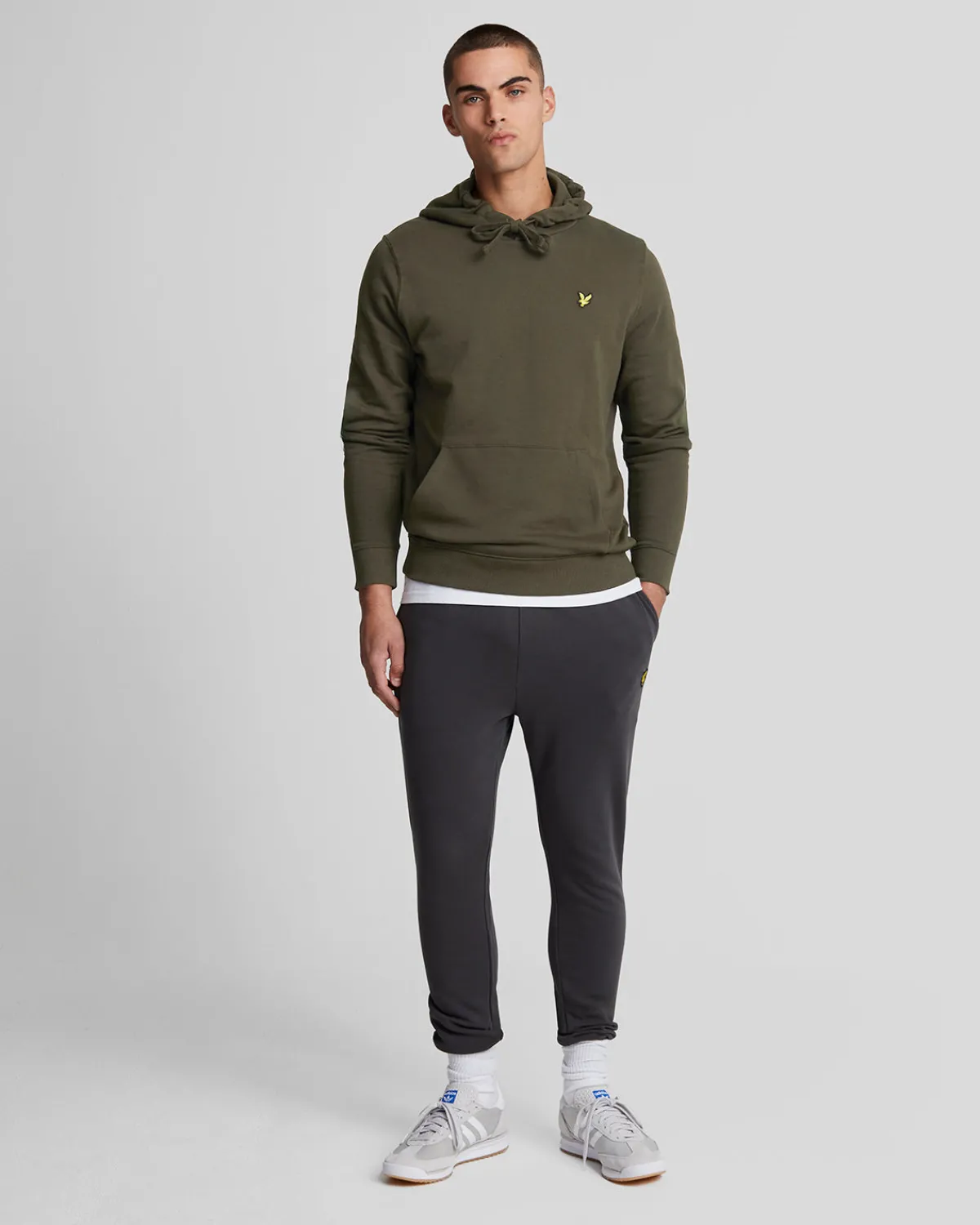 pullover_hoodie_1-11.webp Lyle & Scott Kapuzenpullover<Pullover Hoodie Olive