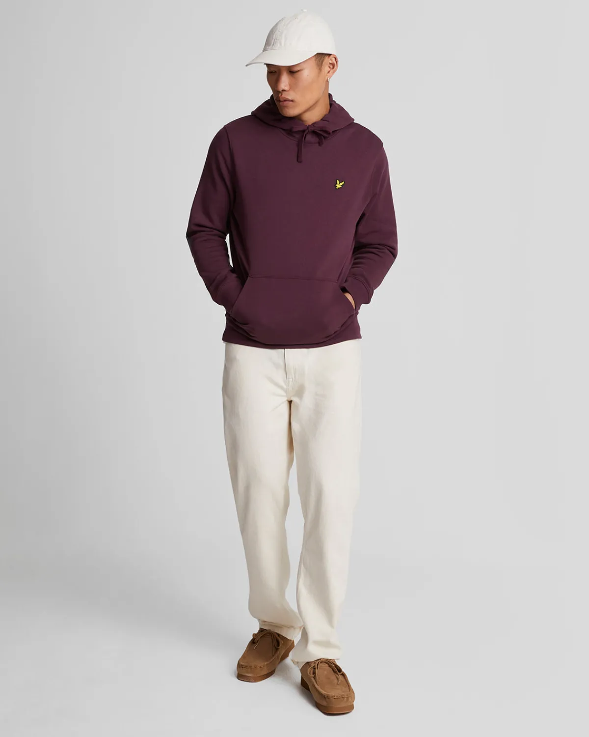 pullover_hoodie_1-5.webp Lyle & Scott Kapuzenpullover<Pullover Hoodie Burgund