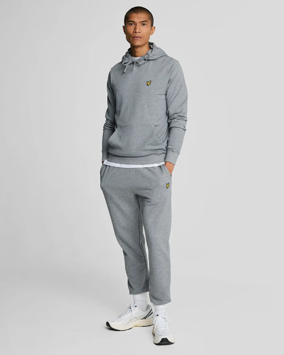 pullover_hoodie_1-7.webp Lyle & Scott Kapuzenpullover<Pullover Hoodie MidGreyMargel