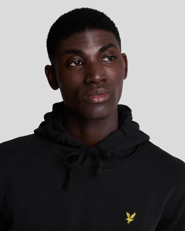 Lyle & Scott Grundlegendes | Kapuzenpullover<Pullover Hoodie Pechschwarz