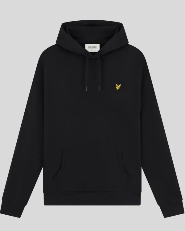 Lyle & Scott Grundlegendes | Kapuzenpullover<Pullover Hoodie Pechschwarz