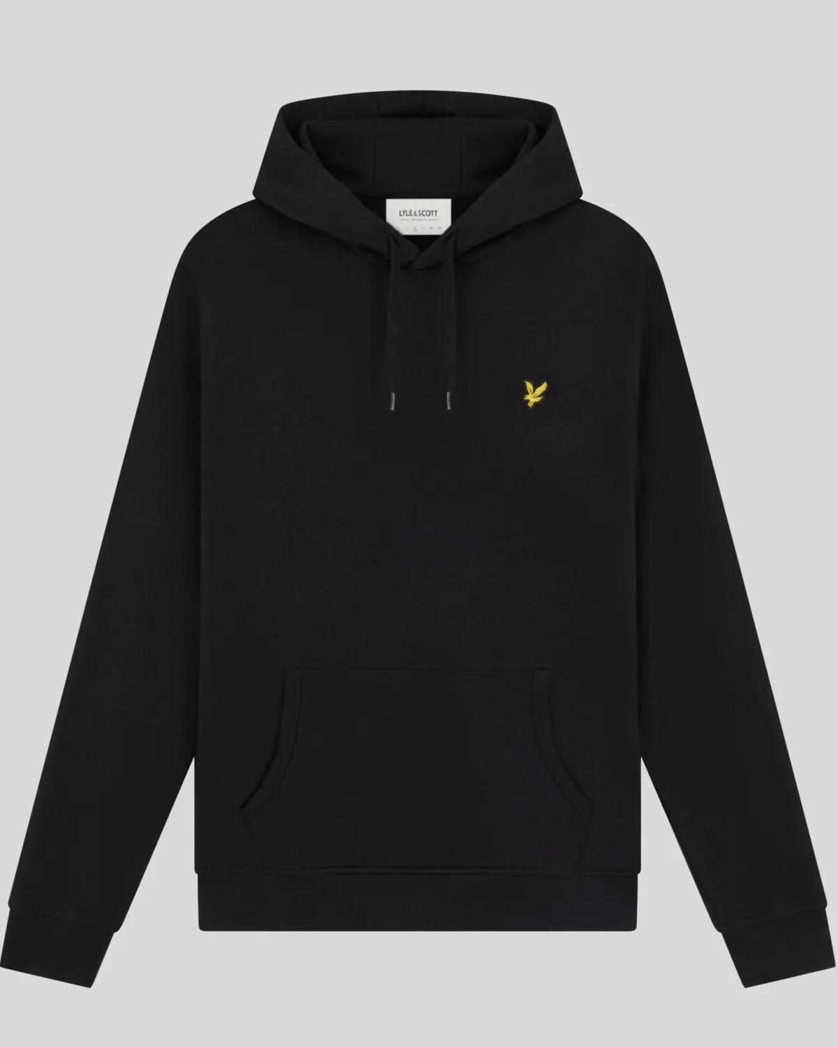 pullover_hoodie_4.webp Lyle & Scott Grundlegendes | Kapuzenpullover<Pullover Hoodie Pechschwarz