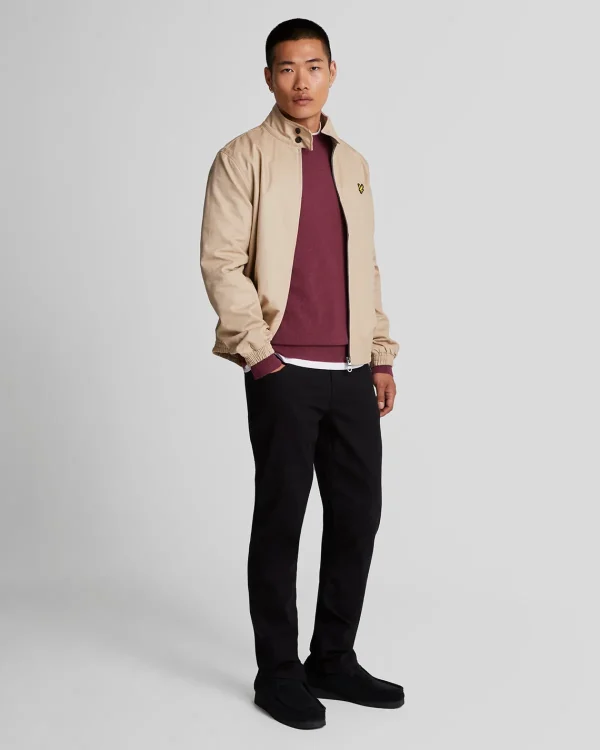 Lyle & Scott Pullover & Strickwaren<Pullover mit Rundhalsausschnitt aus Lambswool-Mischung BurgundyMarl
