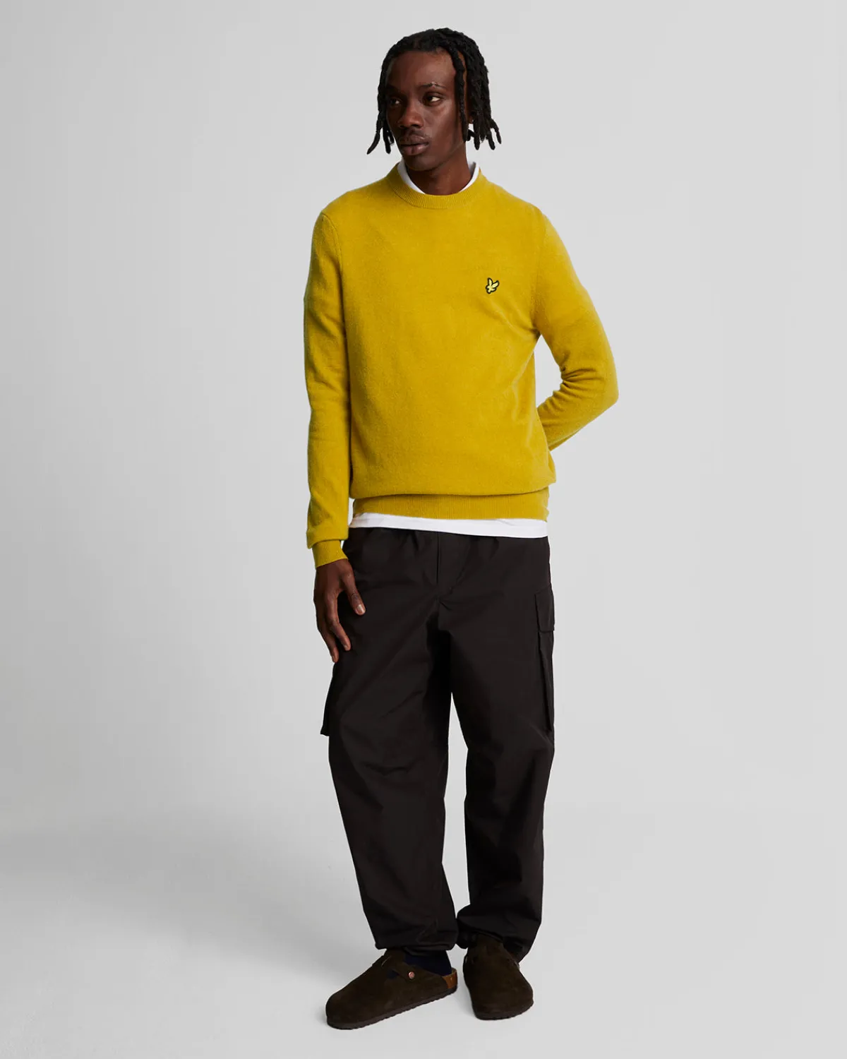 pullover_mit_rundhalsausschnitt_aus_lambswoolmischung_1-6.webp Lyle & Scott Pullover & Strickwaren<Pullover mit Rundhalsausschnitt aus Lambswool-Mischung EllanessGoldMarl