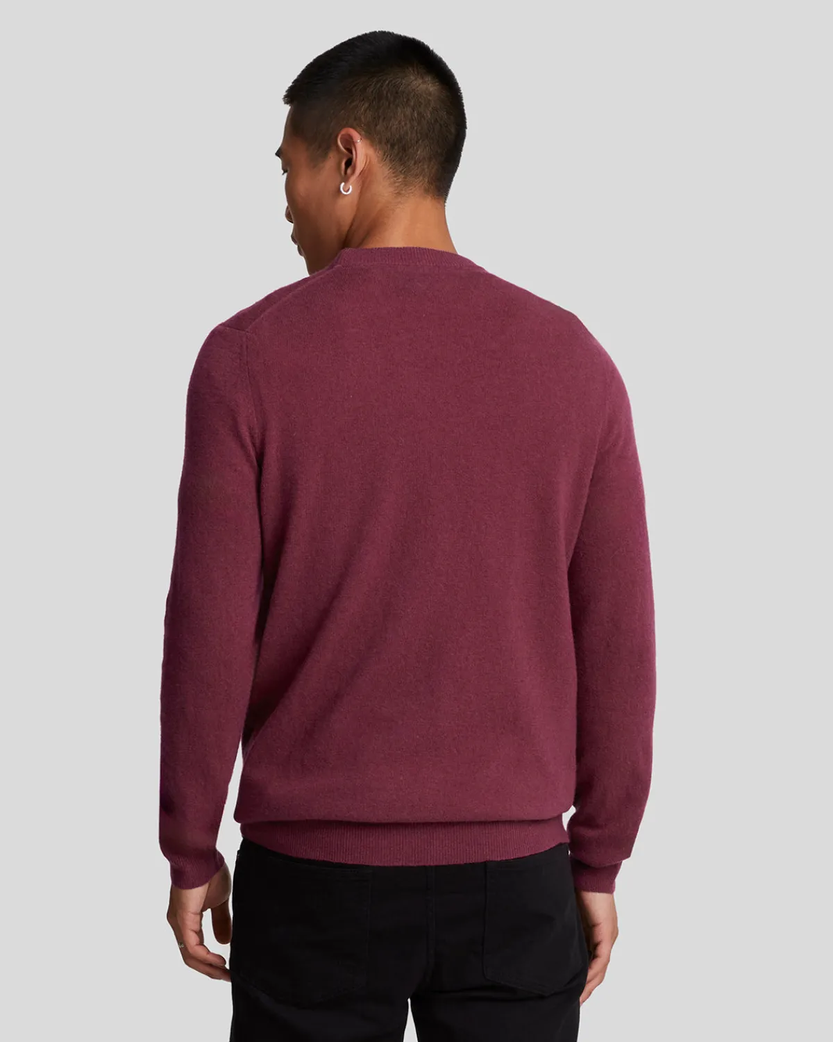 pullover_mit_rundhalsausschnitt_aus_lambswoolmischung_2-10.webp Lyle & Scott Pullover & Strickwaren<Pullover mit Rundhalsausschnitt aus Lambswool-Mischung BurgundyMarl