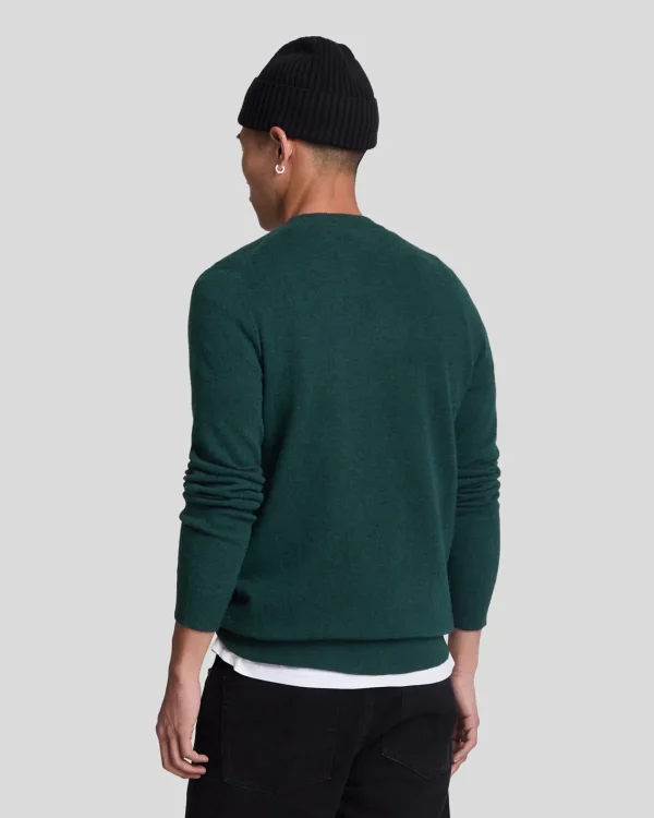 Lyle & Scott Pullover & Strickwaren<Pullover mit Rundhalsausschnitt aus Lambswool-Mischung ArgyleTealMarl