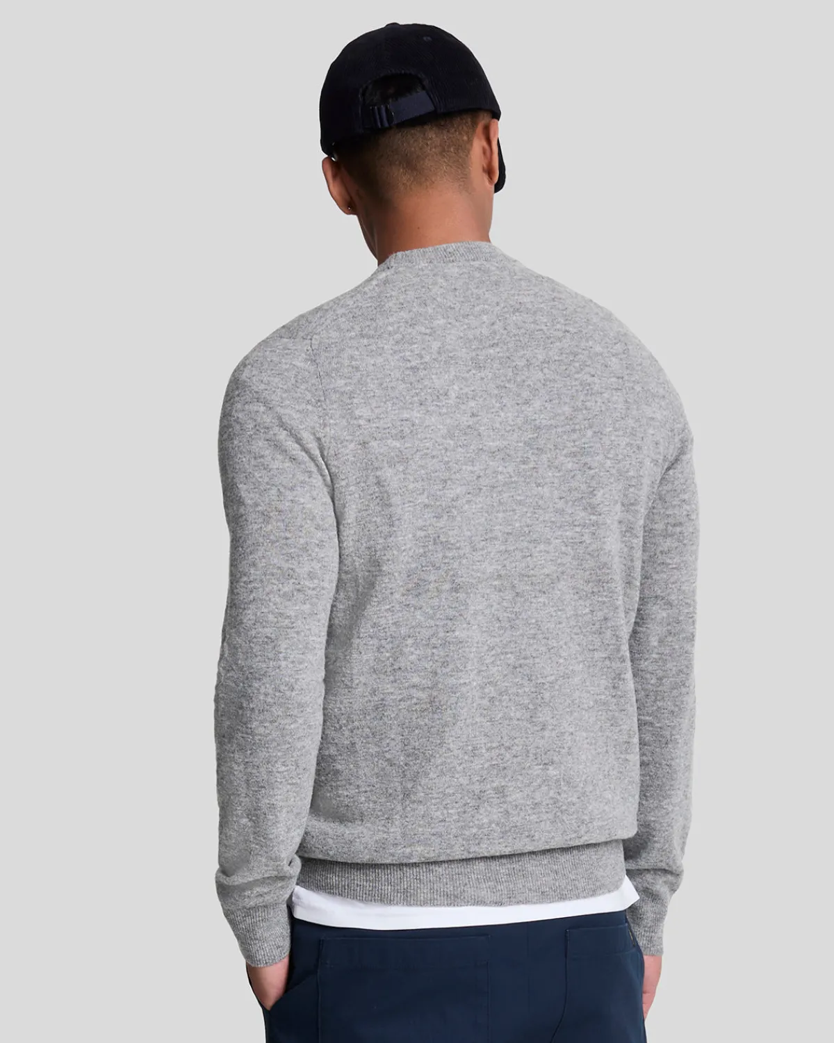 pullover_mit_rundhalsausschnitt_aus_lambswoolmischung_2-8.webp Lyle & Scott Pullover & Strickwaren<Pullover mit Rundhalsausschnitt aus Lambswool-Mischung MidGreyMarl
