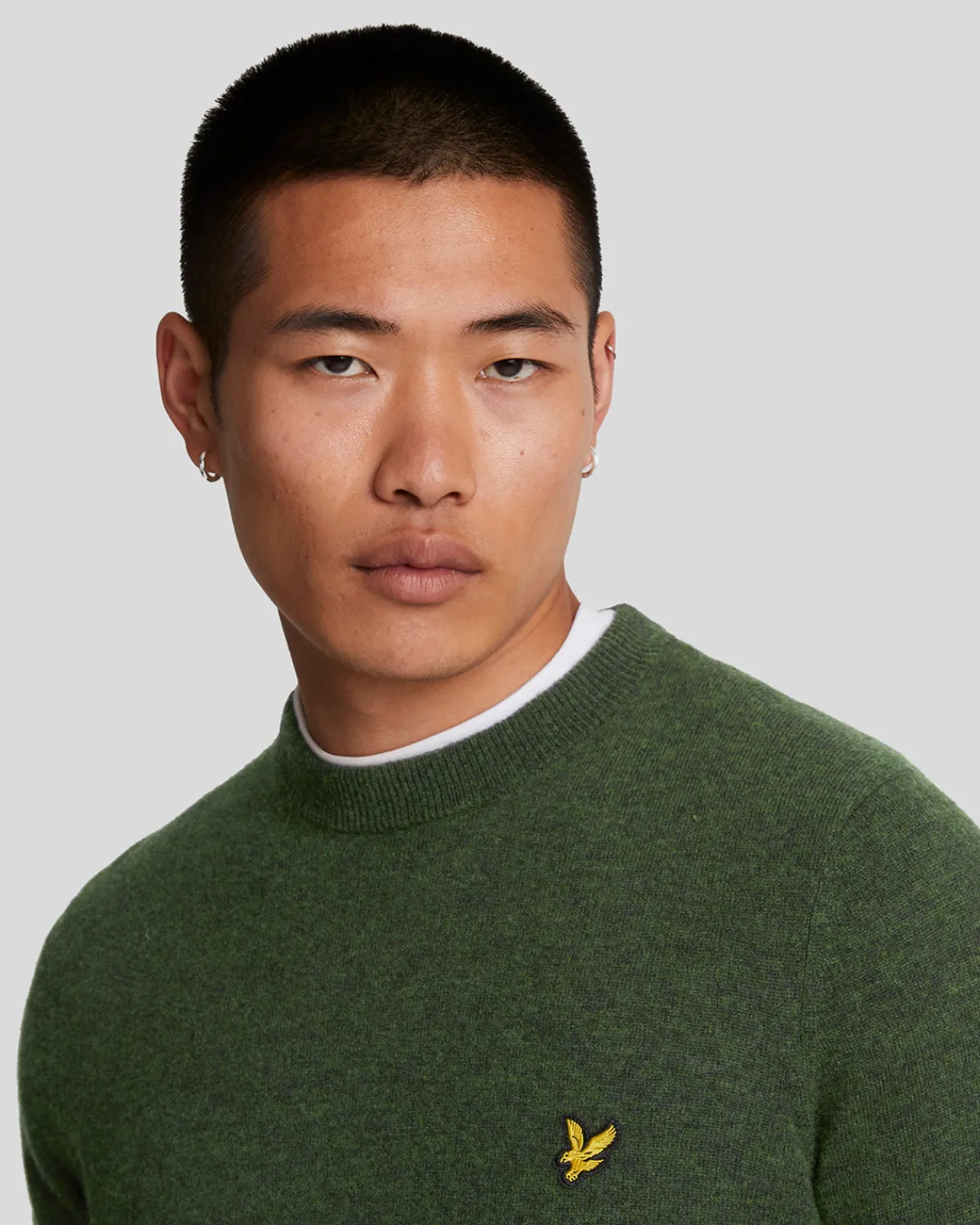 pullover_mit_rundhalsausschnitt_aus_lambswoolmischung_3-1.webp Lyle & Scott Vermächtnis | Pullover & Strickwaren<Pullover mit Rundhalsausschnitt aus Lambswool-Mischung DarkGreenMarl