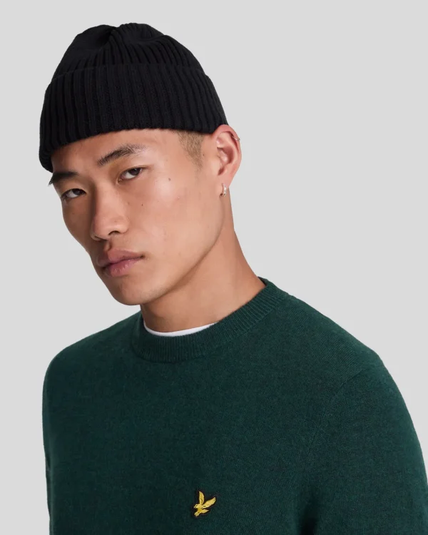 Lyle & Scott Pullover & Strickwaren<Pullover mit Rundhalsausschnitt aus Lambswool-Mischung ArgyleTealMarl