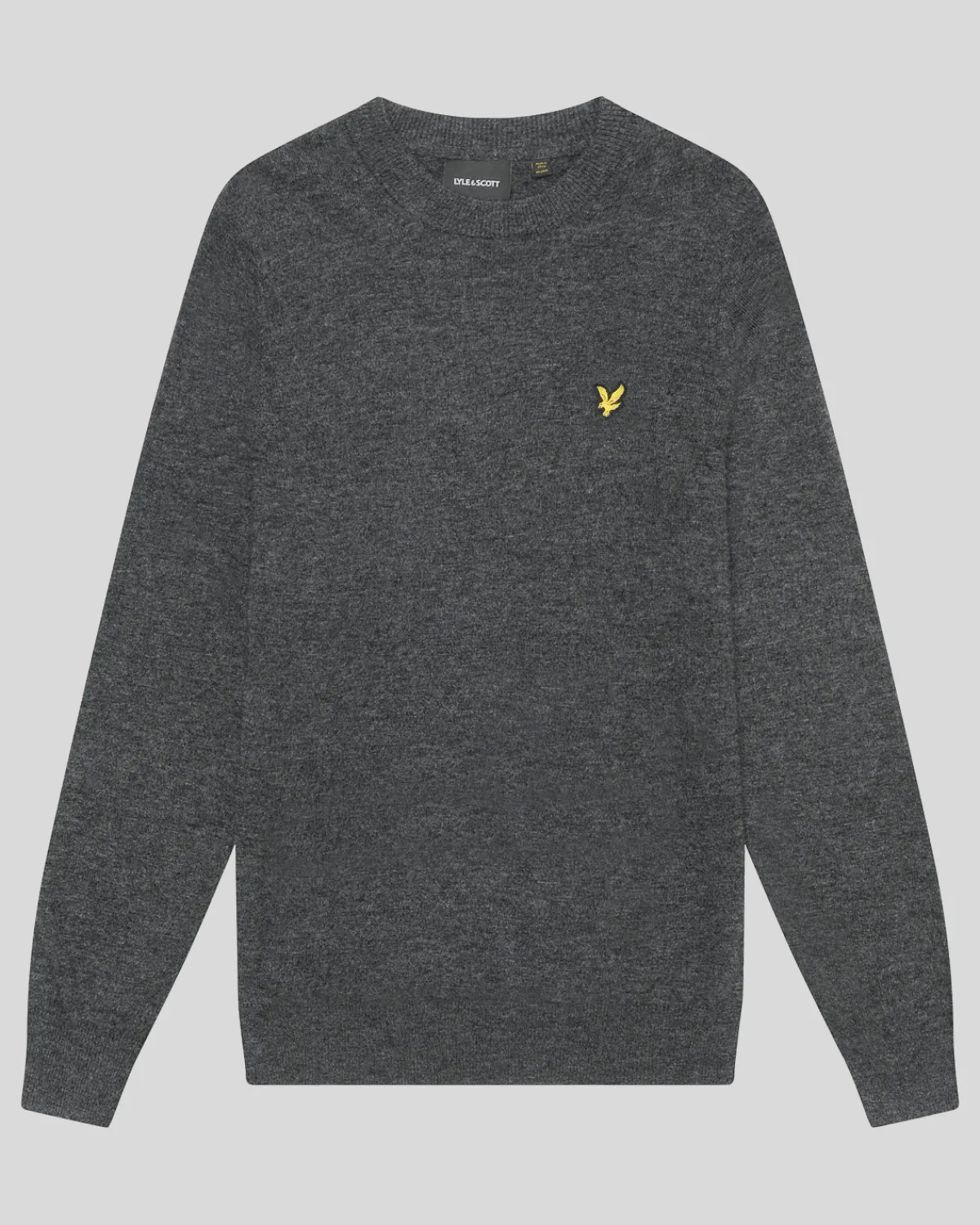 pullover_mit_rundhalsausschnitt_aus_lambswoolmischung_4-5.webp Lyle & Scott Pullover & Strickwaren<Pullover mit Rundhalsausschnitt aus Lambswool-Mischung CharcoalMarl