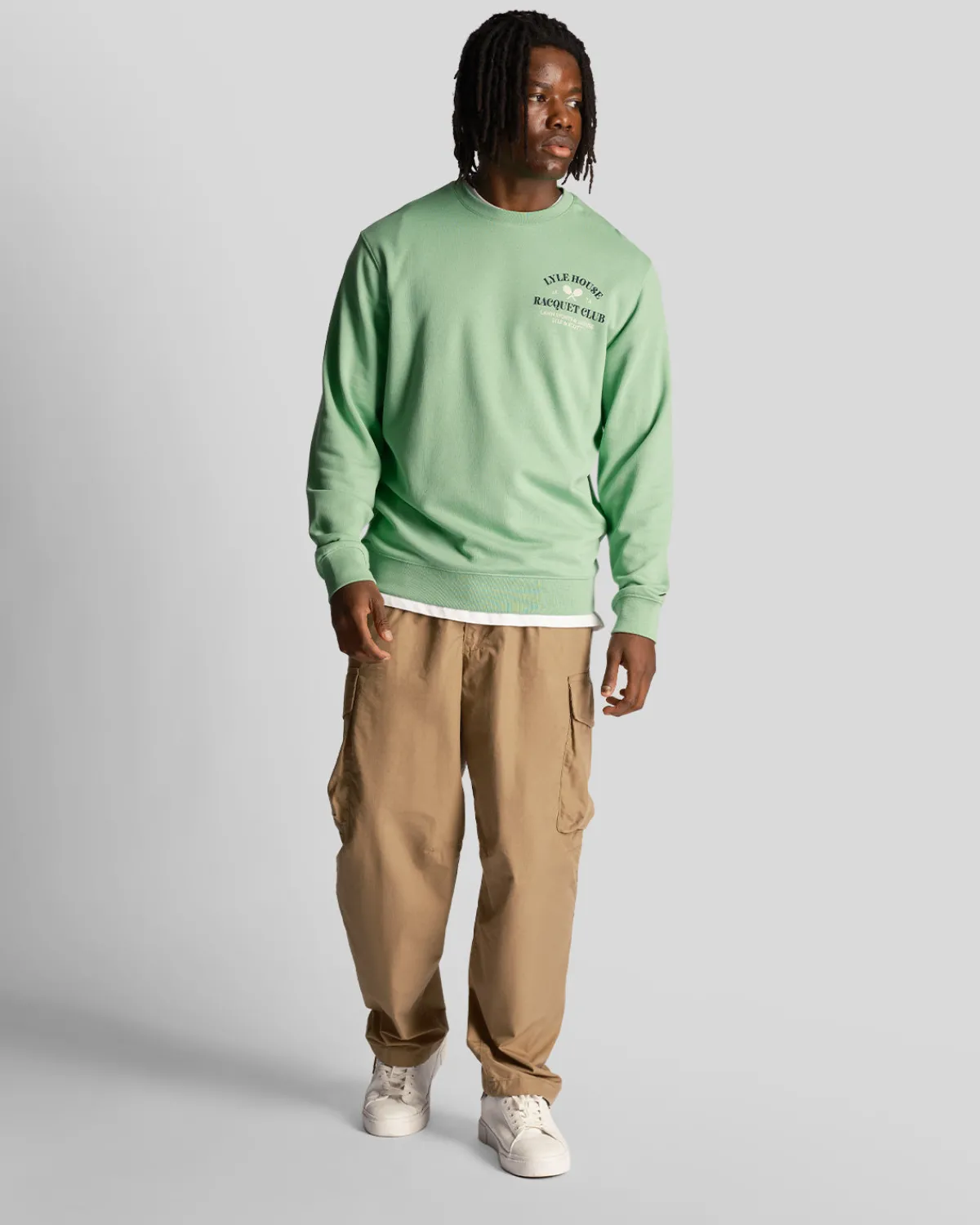 racquet_club_grafik_sweatshirt_1-1.webp Lyle & Scott Sweatshirts<Racquet Club Grafik Sweatshirt Rasengrün
