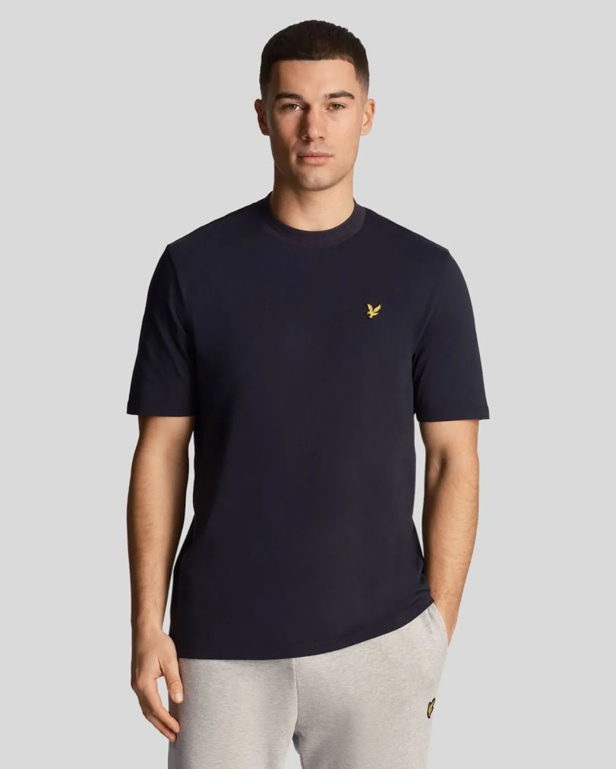 rally_tipped_tshirt_0-1.webp Lyle & Scott T-shirts<Rally Tipped T-Shirt DunkleMarine