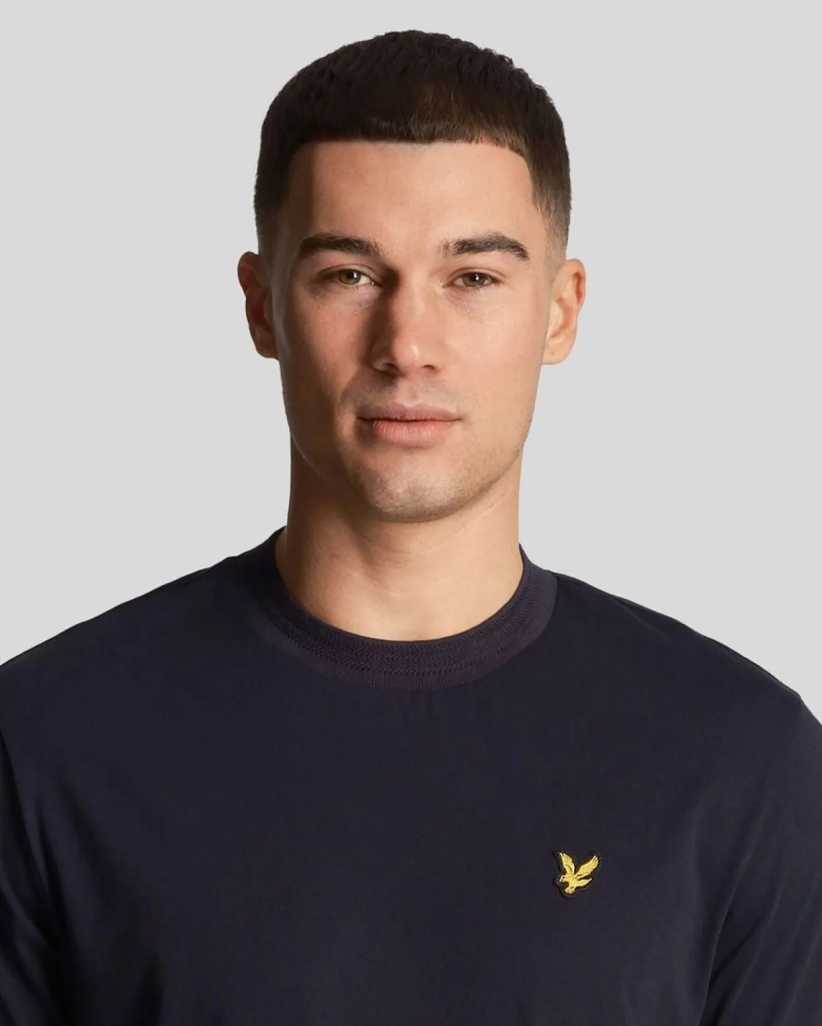 rally_tipped_tshirt_3.webp Lyle & Scott T-shirts<Rally Tipped T-Shirt DunkleMarine