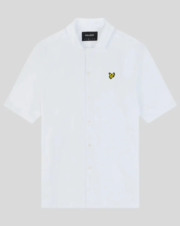 Lyle & Scott Vermächtnis | Hemden<Resort Ärmel aus Baumwollpopeline Weiß