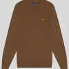 Lyle & Scott Groß & Groß | Übergrößen<Rundhals-Pullover aus Baumwolle und Merino WildNettle