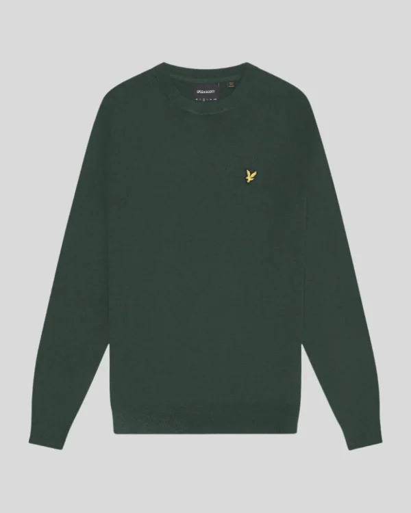 Lyle & Scott Groß & Groß | Übergrößen<Rundhals-Pullover aus Baumwolle und Merino ArgyleTeal