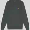 Lyle & Scott Groß & Groß | Übergrößen<Rundhals-Pullover aus Baumwolle und Merino DeepGreen