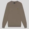 Lyle & Scott Groß & Groß | Übergrößen<Rundhals-Pullover aus Baumwolle und Merino SageUniform
