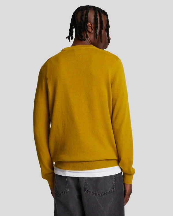 Lyle & Scott Pullover & Strickwaren<Rundhals-Pullover aus Baumwolle und Merino EllanessGold